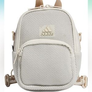 Adidas Air Mesh Mini Backpack - Cream/Champagne color